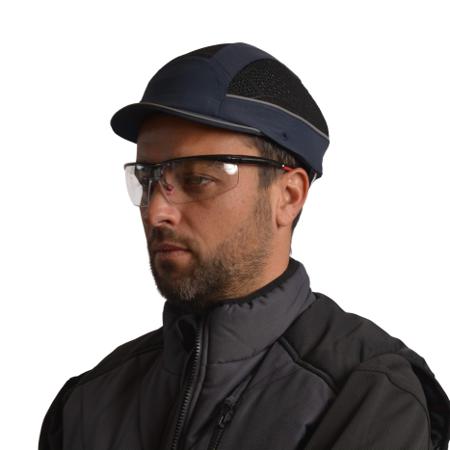 AIRC02V03STR SURFLEX Navy Short Peaked Bump Cap, PPE Protective Material