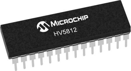 HV5812P-G Microchip  PDIP Display Driver, 28 Pin, Upto 80 V