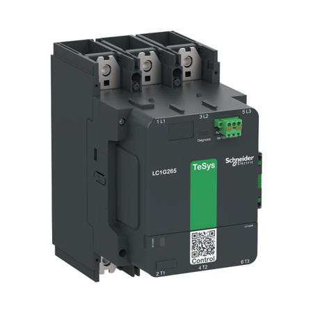LC1G330KUEN Schneider Electric TeSys F LC1G330 Contactor, 100 → 250 V ac/dc Coil, 3-Pole, 440 A, 1 NO + 1 NC