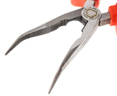 RS_911-1051 ITL Insulated Tools Ltd VDE Insulated Chrome Vanadium Steel Pliers Long Nose Pliers, 210 mm Overall Length