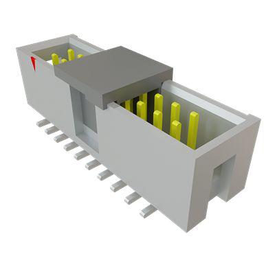HTST-110-01-L-DV-A-P-TR Samtec HTST Series Vertical Surface Mount PCB Header, 20 Contact(s), 2.54mm Pitch, 2 Row(s), Shrouded