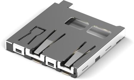 693071020811 SMT Micro SD Card Connector, Push & Push
