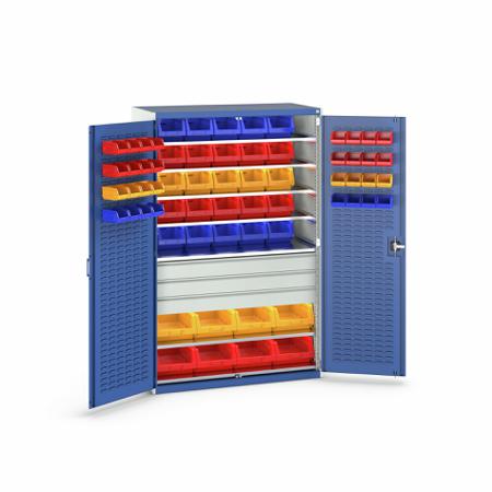 40022057-11V Bott 2 Door Sheet Steel Floor Standing Cupboard, 1300 X 650 X 2000mm