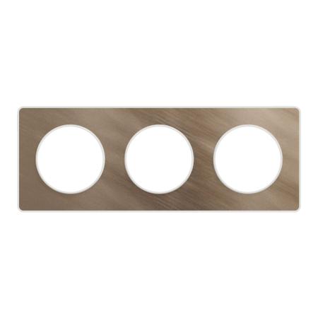 S520806L Schneider Electric Bronze, 3 Gang, Odace