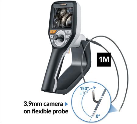 092.277A Laserliner  3.9mm probe Inspection Camera, 1m Probe Length, LED Illumination