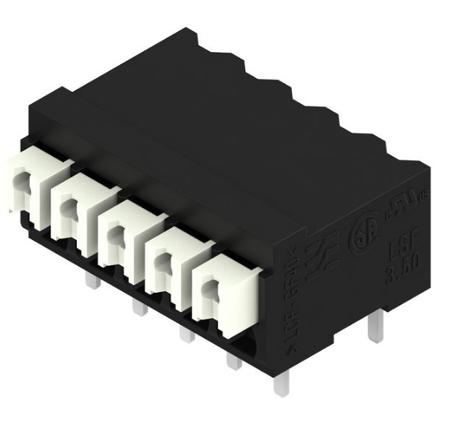 1824450000 Weidmuller LSF Series PCB Terminal Block, 5-Contact, 3.5mm Pitch, Surface Mount, 1-Row, Through Hole Termination