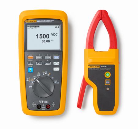 FLUKE 283FC PV EUR Fluke 283FC PV EUR Handheld LCD Multimeter Kit, 60A ac Max, 60A dc Max, 1000V ac Max