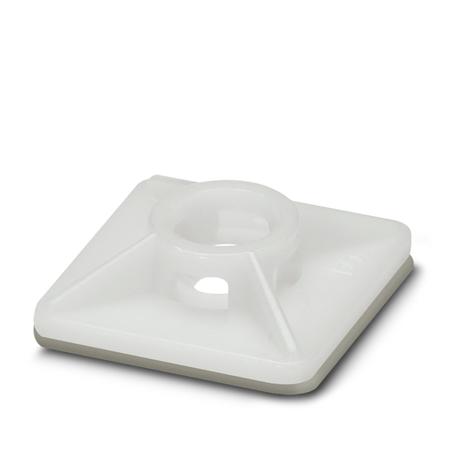 3240706 Phoenix Contact Self Adhesive Clear Cable Tie Mount 19 mm x 19mm, 4mm Max. Cable Tie Width