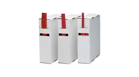 RND-465-00285 RND Heat Shrink Tube, Red 26 → 12.5mm Sleeve Dia. x 5m Length 2:1 Ratio, RND 465 Series
