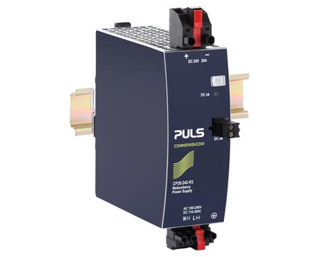 CP20-242-R2 PULS CP20 DIN Rail Power Supply, 300V ac, dc Input, 24V dc Output, 20A Output, 480W