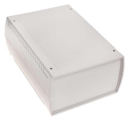 200-6718 RS PRO Light Grey Polycarbonate Enclosure, IP53, 185.5 x 136 x 80mm