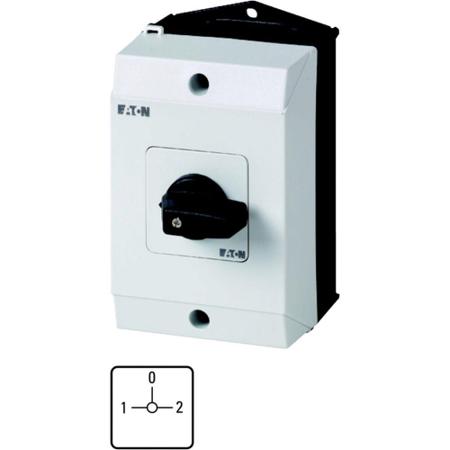 207138-T0-4-8294-I1 Eaton, 4P 3 Position 90° Changeover Cam Switch, 690V (Volts), 20A, Short Thumb Grip Actuator