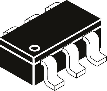 NSM4002MR6T1G onsemi  Dual NPN Transistor, 500 mA, 45 V, 6-Pin SC-74