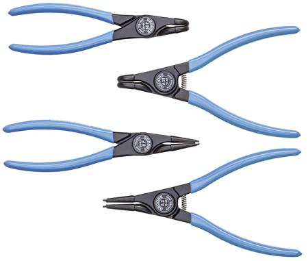 RZB1-11 Gedore 4-Piece Circlip Plier Set, Angled, Straight Tip