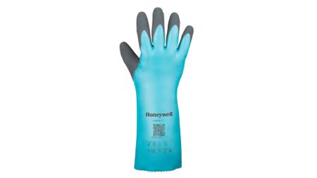 33-3765E-7S Honeywell Safety FLEXTRIL 231 Black, Green HPPE, Nitrile, Nylon, Spandex Chemical Resistant, Cut Resistant Gloves, Size