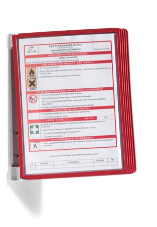 555103 Durable Red Presentation Folder
