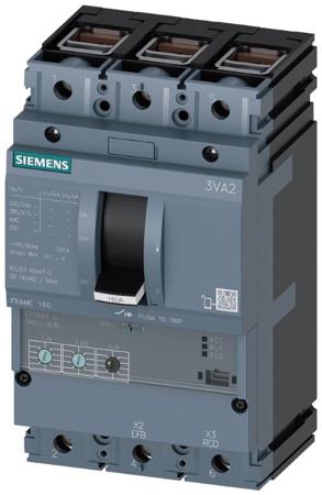 3VA2140-0HL36-0AA0 Siemens, SENTRON MCCB 3P 40A, Breaking Capacity 200 kA, Fixed Mount