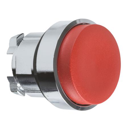 ZB4BH4 Schneider Electric Harmony XB4 Series Red Latching Push Button Head, 22mm Cutout, IP66, IP67, IP69K