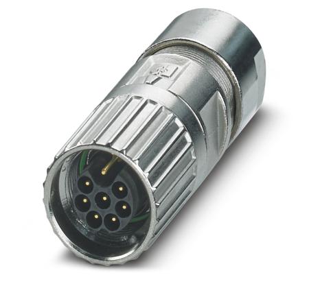 1629026 Phoenix Contact Cable Mount Industrial Circular Connectors, 8 Contacts, 17 mm Connector, Plug