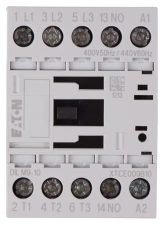 276692-DILM9-10-400V50HZ-440V60HZ- Eaton xStart DILM 3 Pole Contactor - 9 A, 400 V ac Coil, 3NO, 4 kW