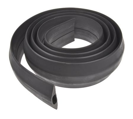 26100201 RS PRO 3m Black Cable Cover in Rubber, 30mm Inside dia.