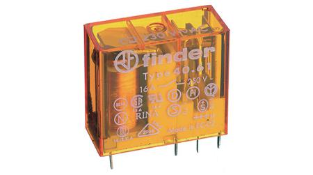40-61-9-024-4000 Finder PCB Mount Power Relay, 24V Coil, 16A Switching Current, SPDT