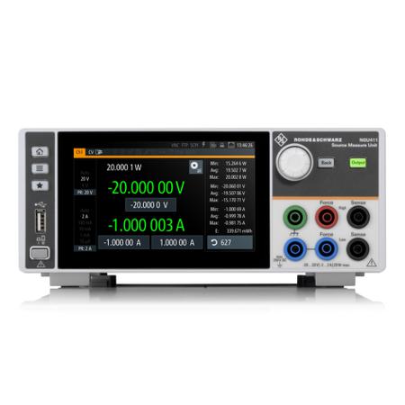 NGU411COM Rohde & Schwarz NGU Series Source Meter, 20 V, 1-Channel, 3 A, 20 W Output