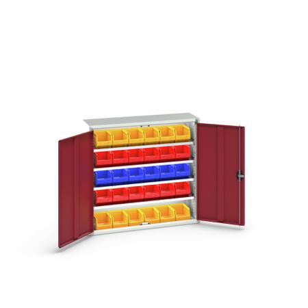 16926500.24 Bott 2 Door Sheet Steel Cupboard, 1050 x 350 x 1000mm