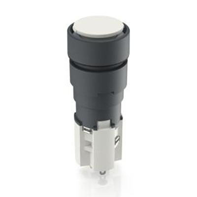 1.15.108.976/0000 RAFI LUMOTAST 75 Series Illuminated Illuminated Push Button Switch, Latching, Through Hole, 16.2mm Cutout, 1 NC + 1 NO,
