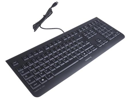 JK-0800FR-2 Cherry Wired Black USB Keyboard, AZERTY