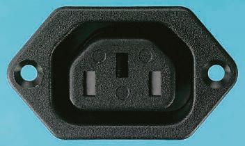 PX0793/63 Bulgin C13 Panel Mount IEC Connector Socket, 10A, 250 V