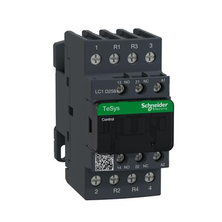 LC1D258U7 Schneider Electric TeSys D LC1D Contactor, 230 V ac Coil, 4-Pole, 40 A, 2NO + 2NC, 690 V ac/dc