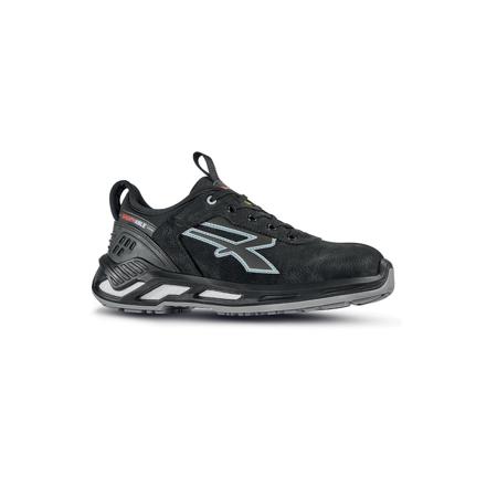 RS20164-38 UPower RUSH Unisex Black Aluminium Toe Capped Safety Shoes, UK 5, EU 38