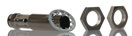 E2B-M12KS04-M1-B1 Omron PNP Inductive Sensor 4 mm Detection Range, Barrel 31mm length, 12 → 24 V dc, IP67