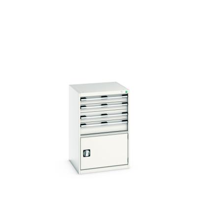 40019055-16V Bott 4 Cabinet, Steel, 1000mm x 650mm x 650mm, Light Grey