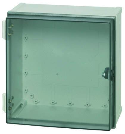 CAB PC 303018 T3B Fibox CAB Series Polycarbonate Wall Box, IP65, Viewing Window, 300 mm x 300 mm x 180mm