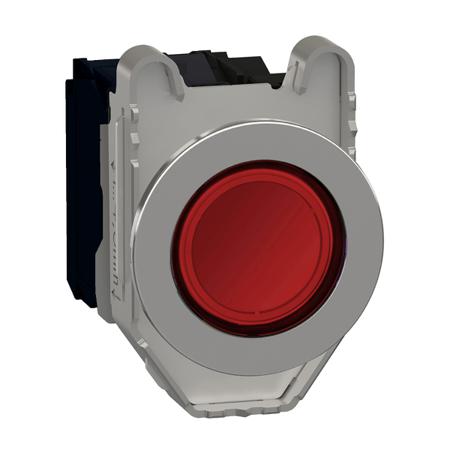 XB4FW34G5 FLUSH MOUNT RED ILL PB LED 120V 1NO1NC
