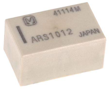 ARS1012 Panasonic PCB Mount High Frequency Relay, 12V dc Coil, 75Ω Impedance, 3GHz Max. Coil Freq., SPDT