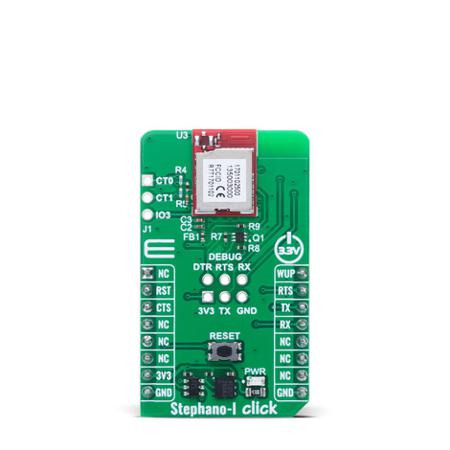 MIKROE-6594 MikroElektronika Stephano-I Click Stephano-I Module Bluetooth, WiFi Add On Board for mikroBUS 2484MHz