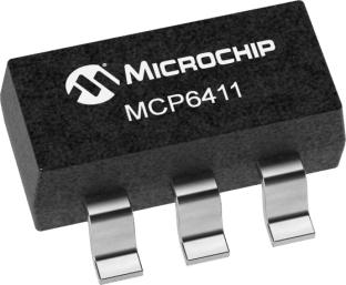 MCP6411T-E-OT Microchip MCP6411T-E/OT, Op Amp, RRIO, 1MHz, 5.5 V, 5-Pin SOT-23