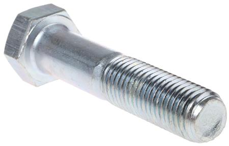 917-3220 Bright Zinc Plated Steel Hex Bolt, M12 x 160mm