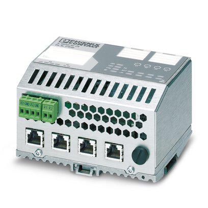 2700689 Phoenix Contact FL SWITCH IRT 4TX Series DIN Rail Mount Industrial Ethernet Switch, 4 RJ45 Ports, 10/100Mbit/s