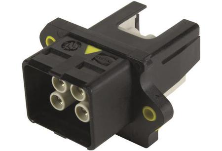 09462454420 HARTING, HARTING PushPull Power Connector Cable Mount Socket, 4P, Crimp Termination, 12A, 48 V