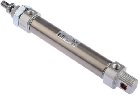 CD85N25-100-B SMC 100 mm Pneumatic Piston Rod Cylinder - CD85 Series, Double Acting Acting