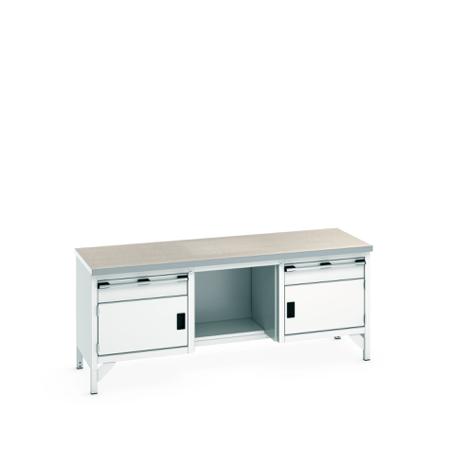 41002069-16V Bott 41002069.16V Sheet Steel Workbench, 840mm x 750mm x 2000mm