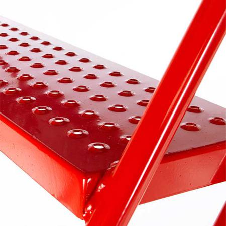 285-118 RS PRO Steel 6 steps Step Ladder, 1.35m platform height, 3.1m open length