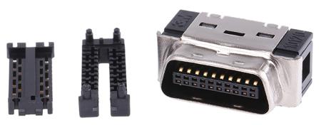 10120-6000EC 3M 101 20 Way Cable Mount D-sub Connector Plug, 1.27mm Pitch