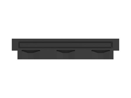 244632-E ERNI SMC Series Straight Surface Mount PCB Header, 12 Contact(s), 2 Row(s), Shrouded