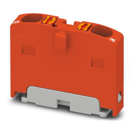 1045929 Phoenix Contact Distribution Block, 2 Way, 2.5mm², 17.5A, 450 V, Red