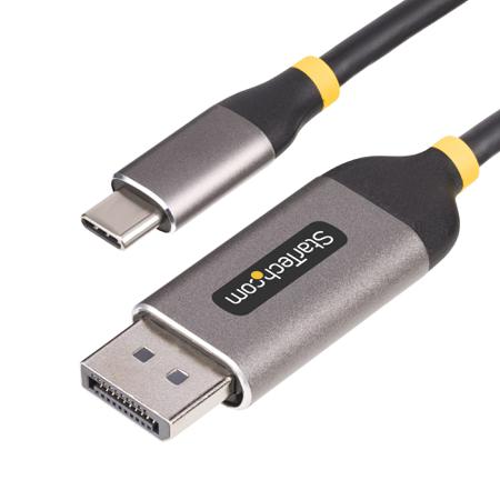 142-USBC-DP-8K-10F StarTech.com USB C to DisplayPort Adapter Cable, USB C, - 7680 x 4320 @ 60Hz